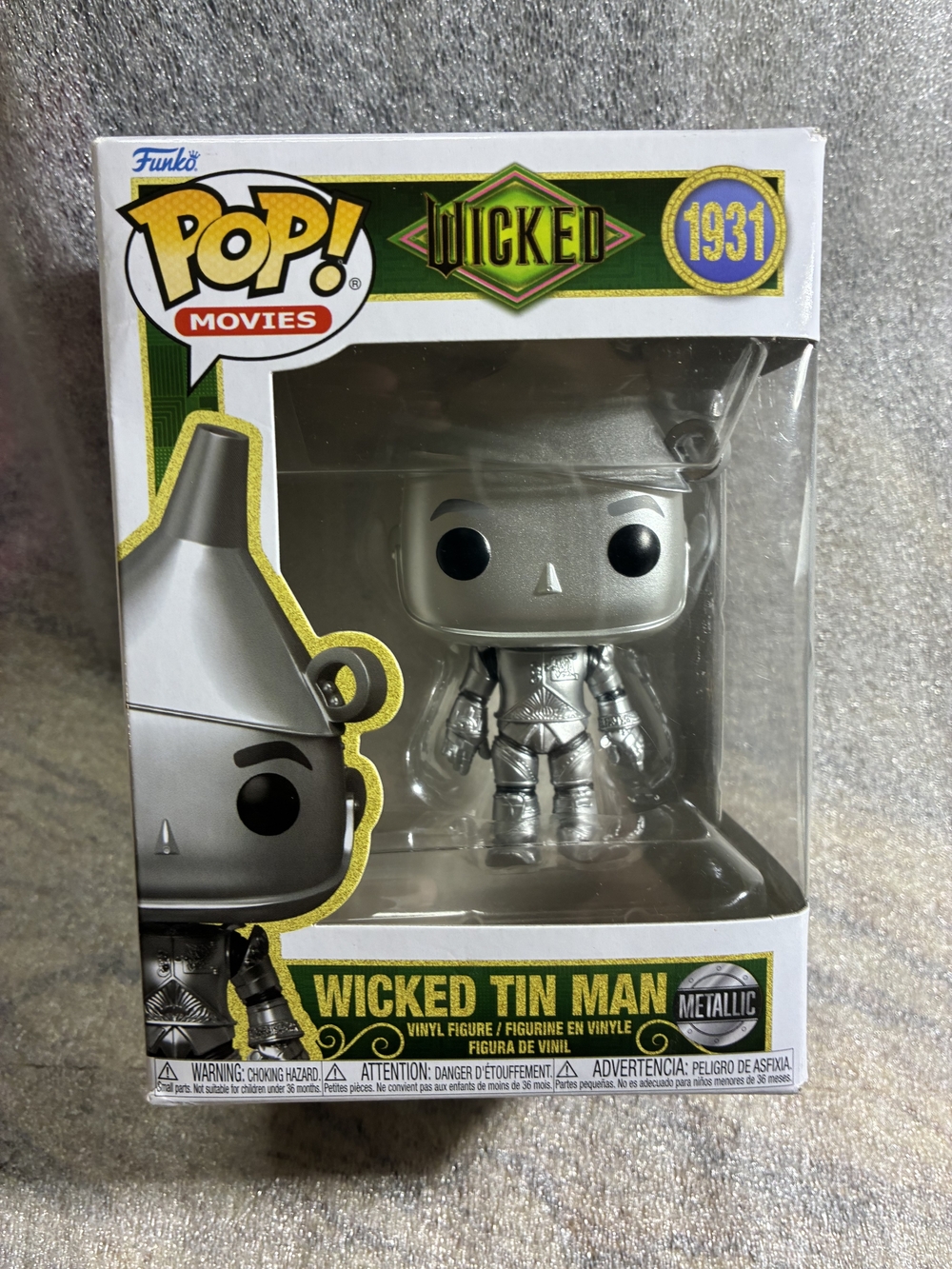 Funko Pop! Movies Wicked Tin Man Metallic Silver Vinyl Figure